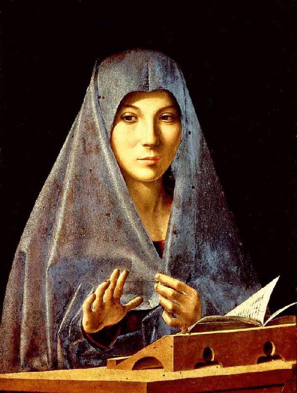 Antonello da Messina Virgin Annunciate hhh Norge oil painting art